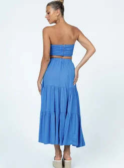 Princess Polly Allie Set Blue Outlet