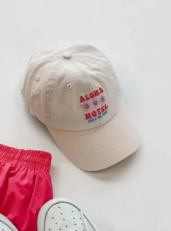 Princess Polly Aloha Hotel Dad Cap  Cream Cheap