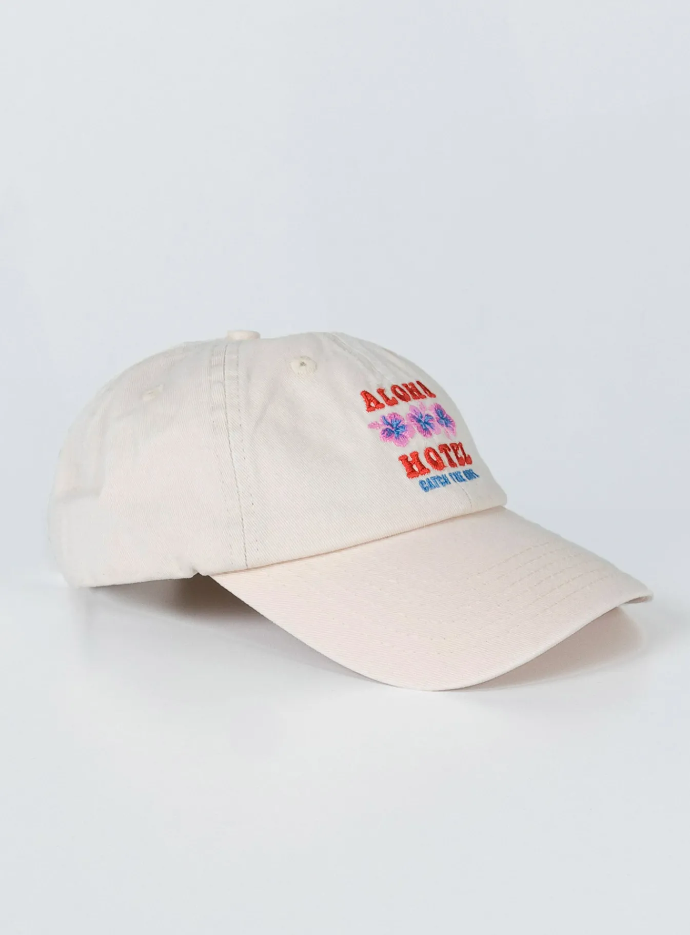 Princess Polly Aloha Hotel Dad Cap Cream Cheap