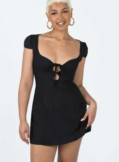 Princess Polly Alora Mini Dress Black Hot