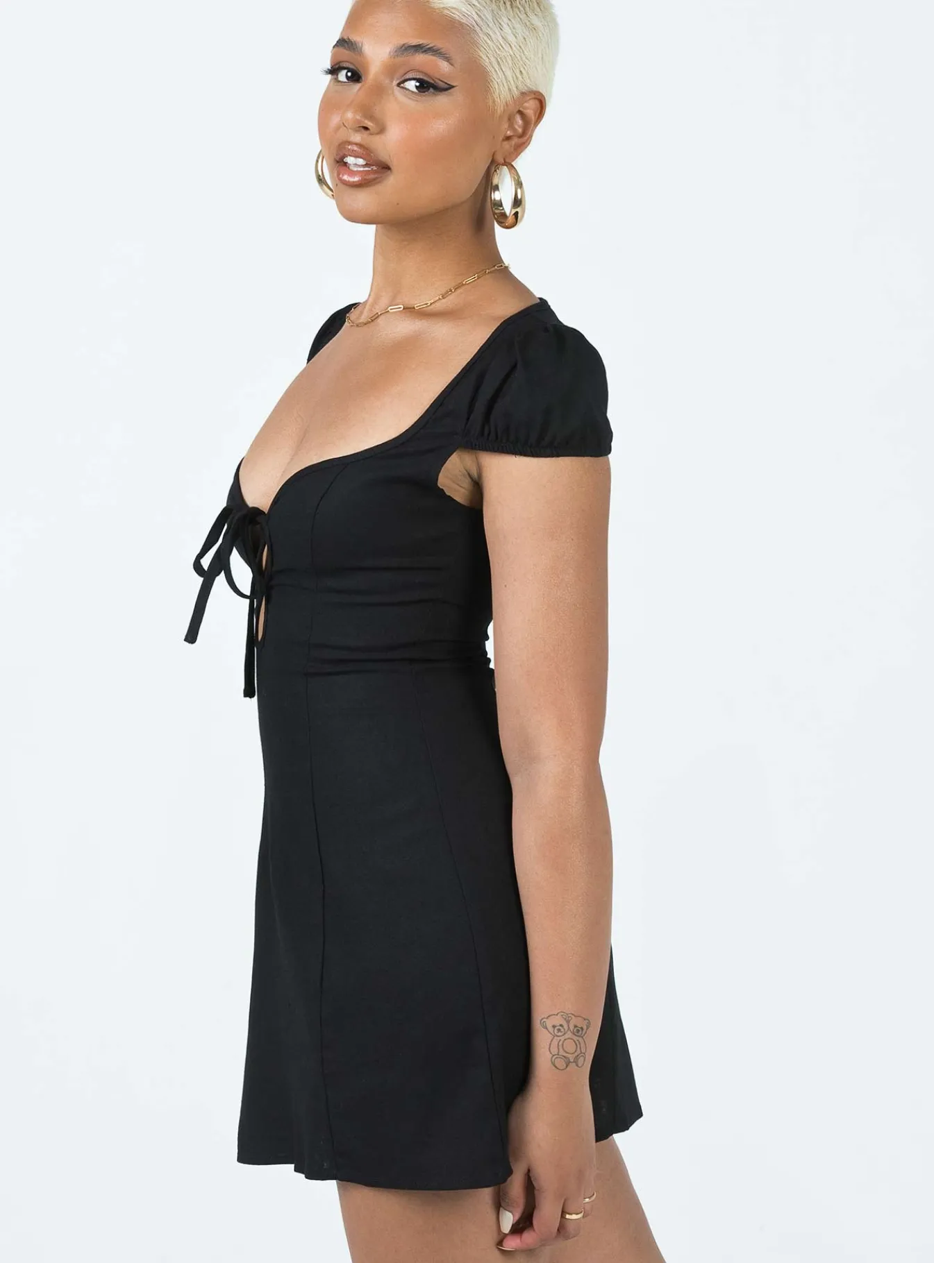 Princess Polly Alora Mini Dress Black Hot