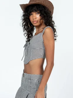Princess Polly Alton Check Corset  Multi Discount