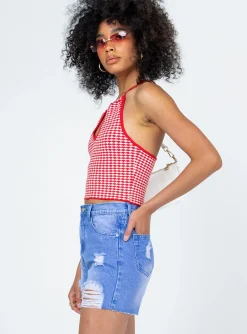 Princess Polly Alvanashorts   Denim Discount