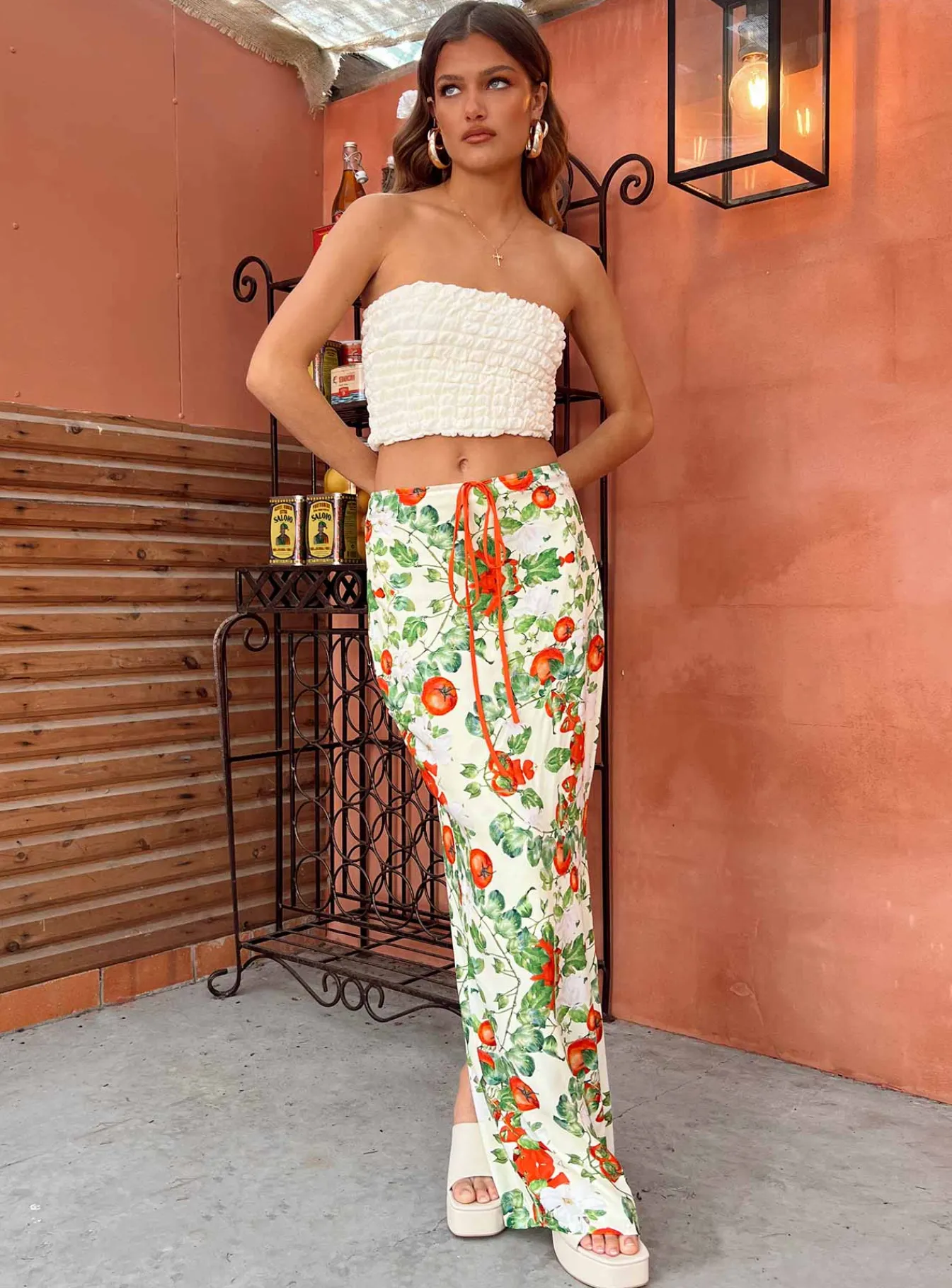 Princess Polly Alzino Top Cream Discount
