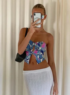 Princess Polly Amaia Top  Pink Floral Best Sale