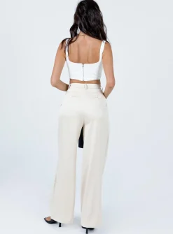 Princess Polly Amalia Pants  Beige Online
