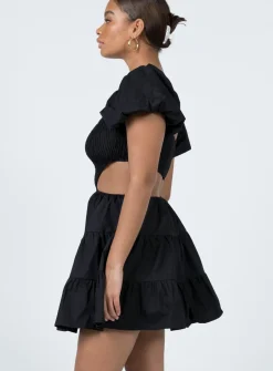 Princess Polly Amber Mini Dress Black Shop