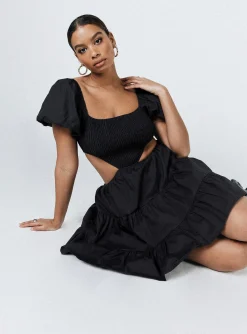 Princess Polly Amber Mini Dress Black Shop