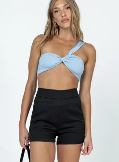 Princess Polly Amberlynn Shorts  Black Sale