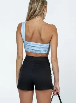 Princess Polly Amberlynn Shorts  Black Sale