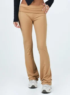 Princess Polly Amelie Pant  Latte Cheap
