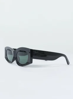Princess Polly Amick Sunglasses  Black Store
