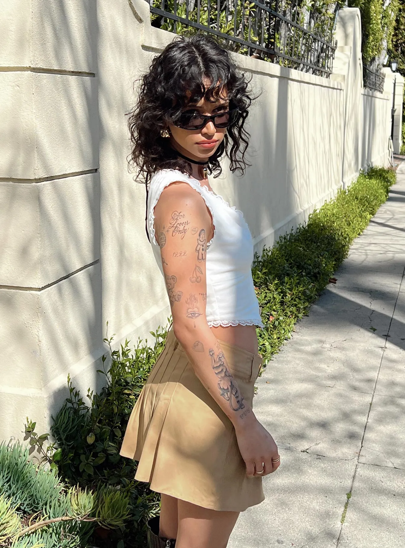 Princess Polly Amira Mini Skirt Beige Best Sale