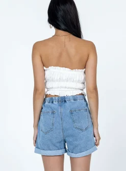 Princess Polly Amosshorts  Denim New