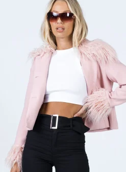 Princess Polly Ana Penney Lane Jacket  Pink Store