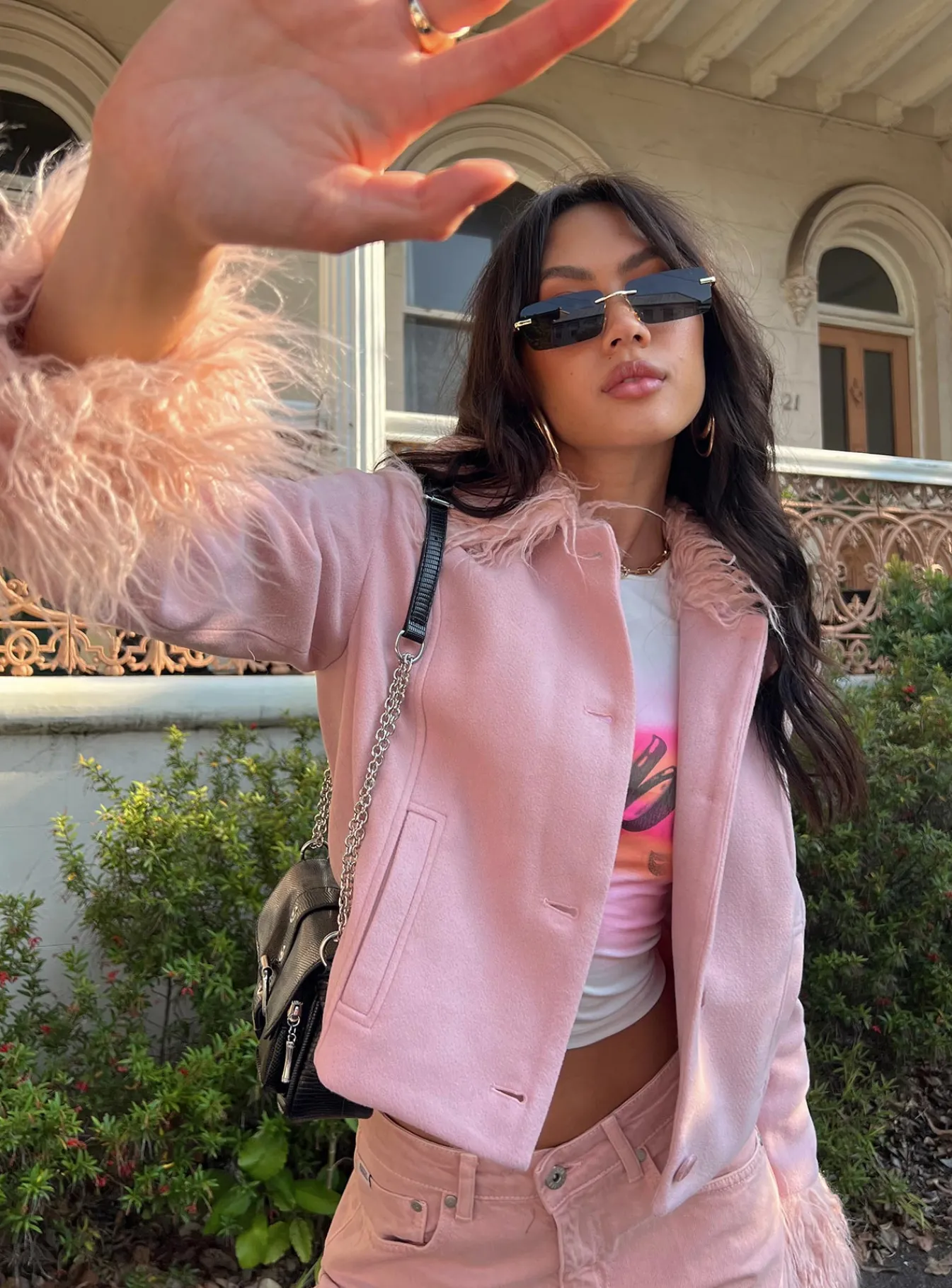Princess Polly Ana Penney Lane Jacket Pink Store