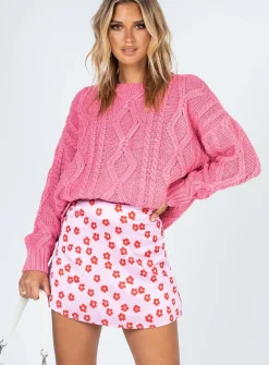 Princess Polly Anaya Oversized Sweater  Pink Fashion