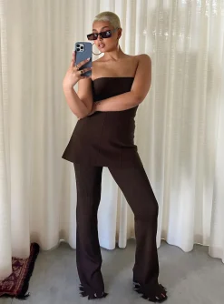 Princess Polly Anderson Pants  Brown Store