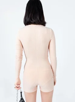 Princess Polly Angel Romper  Beige Fashion