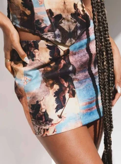 Princess Polly Angelic Touch Mini Skirt  Multi Flash Sale