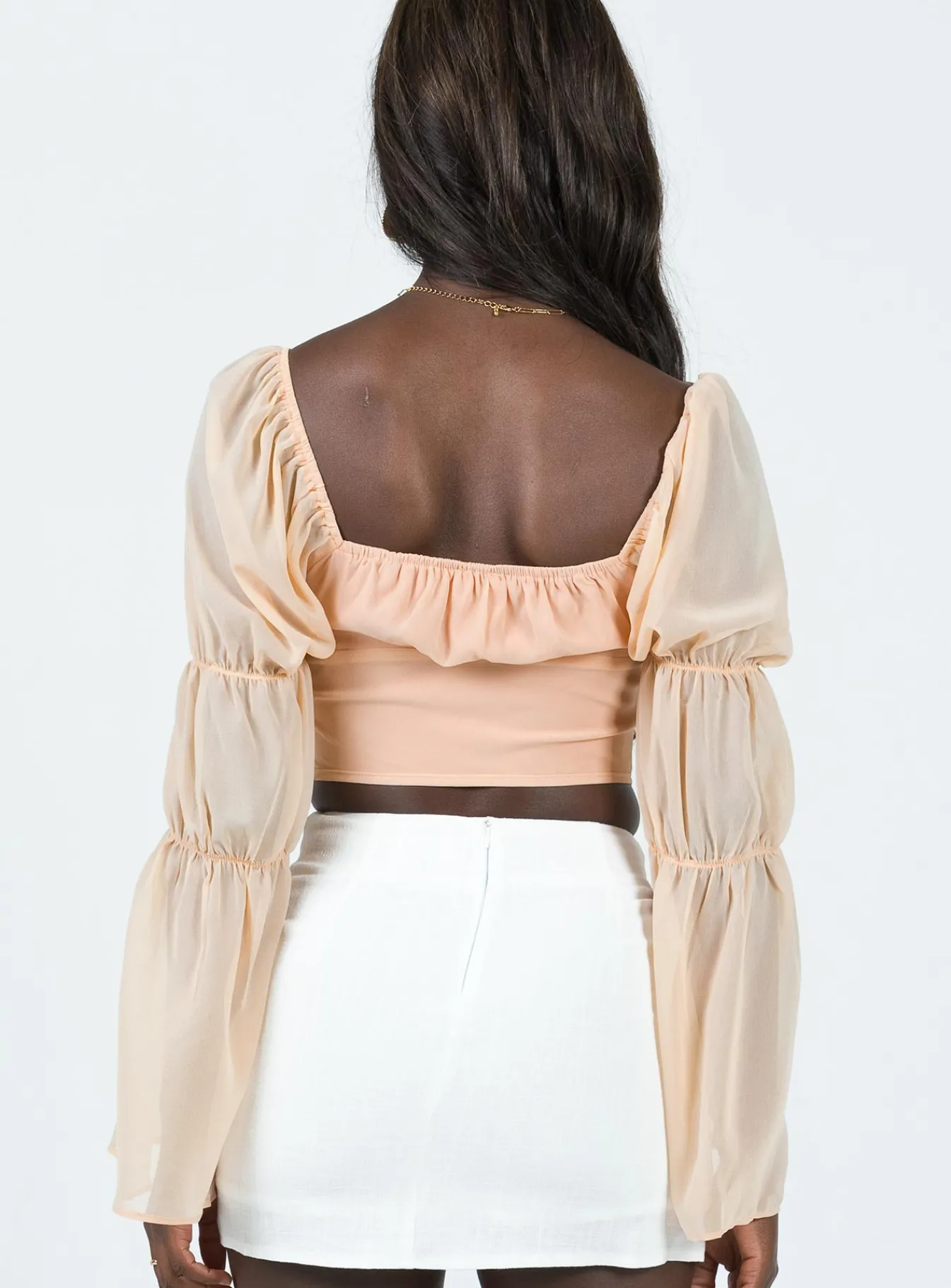 Princess Polly Angelina Ballet Top Champagne Shop