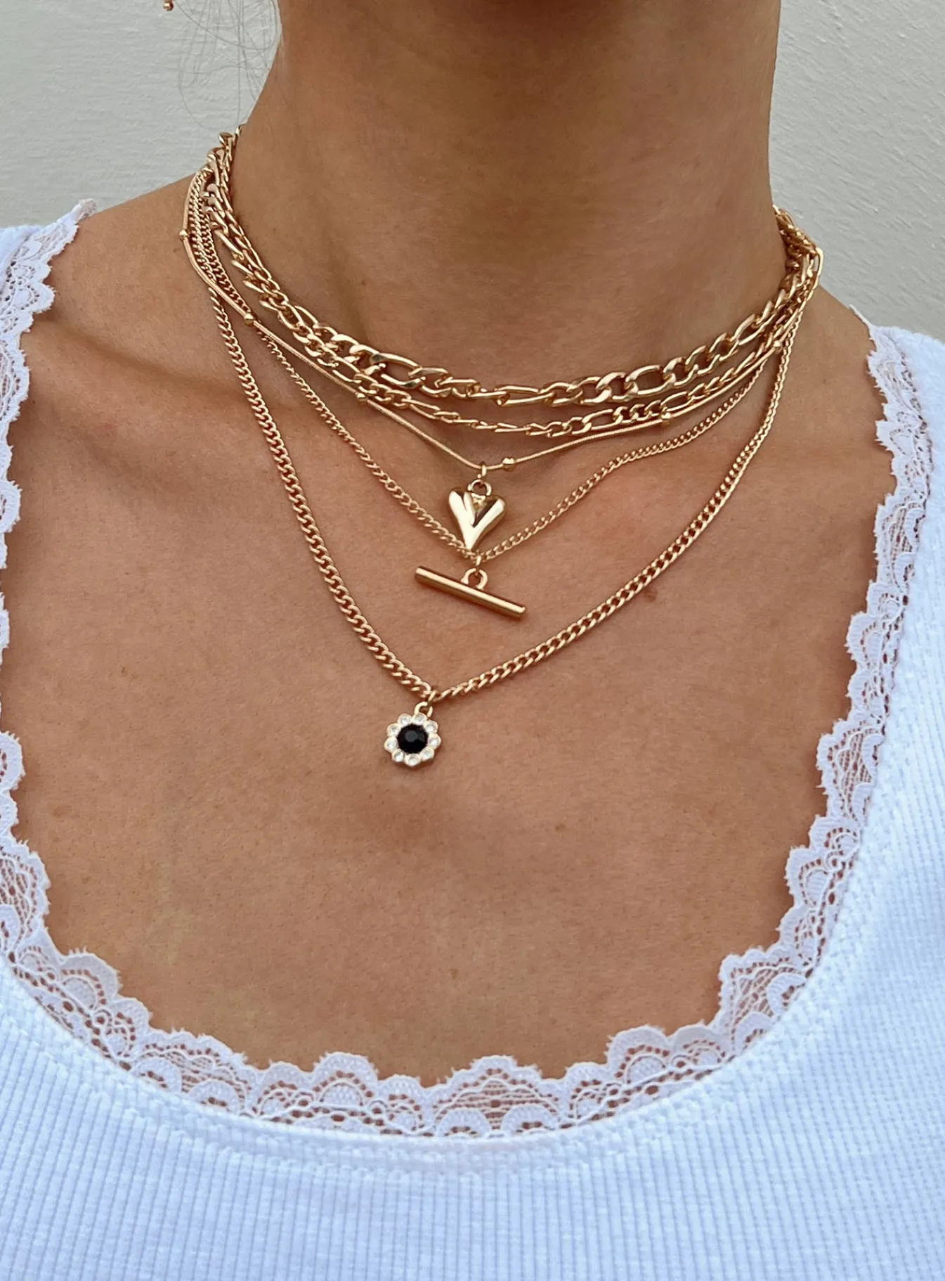 Princess Polly Angelle Necklace Gold Store