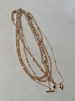 Princess Polly Angelle Necklace  Gold Store