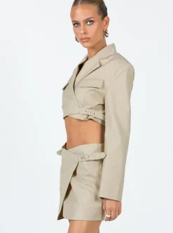 Princess Polly Anja Mini Skirt Camel   Beige Shop