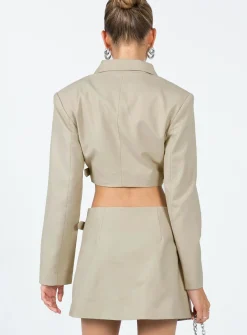 Princess Polly Anja Mini Skirt Camel   Beige Shop