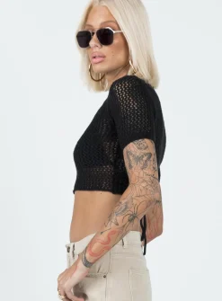 Princess Polly Anjie Top  Black Best Sale