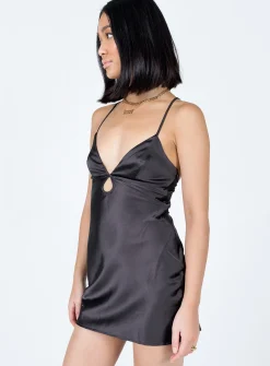 Princess Polly Anna Mini Dress  Black Sale