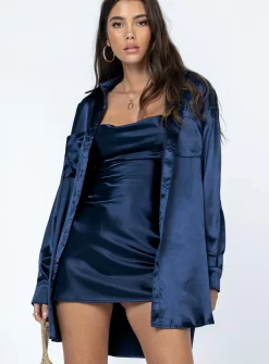 Princess Polly Annalise Set  Navy Discount