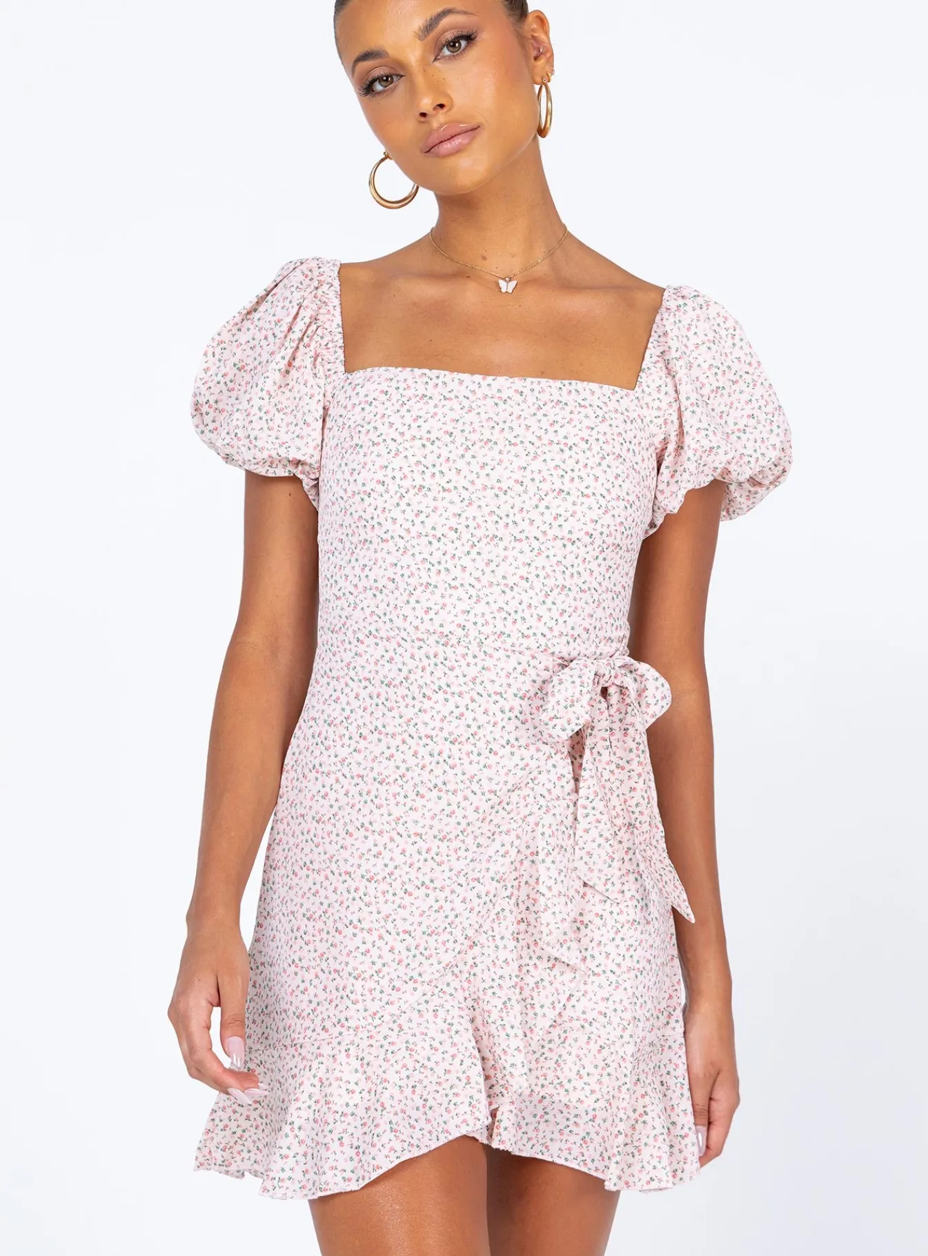 Princess Polly Annie Mini Dress Pink Hot
