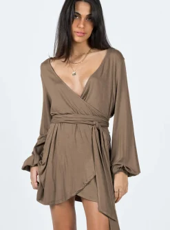 Princess Polly Antonia Mini Dress  Brown Shop