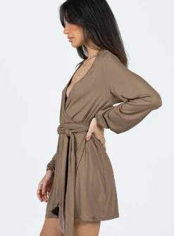 Princess Polly Antonia Mini Dress Brown Shop