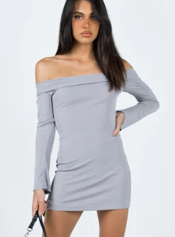 Princess Polly Anya Mini Dress  Grey Hot