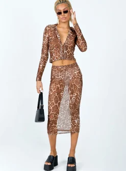 Princess Polly Anything For Love Top  Leopard Online