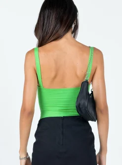 Princess Polly Applegate Bodysuit Green Online