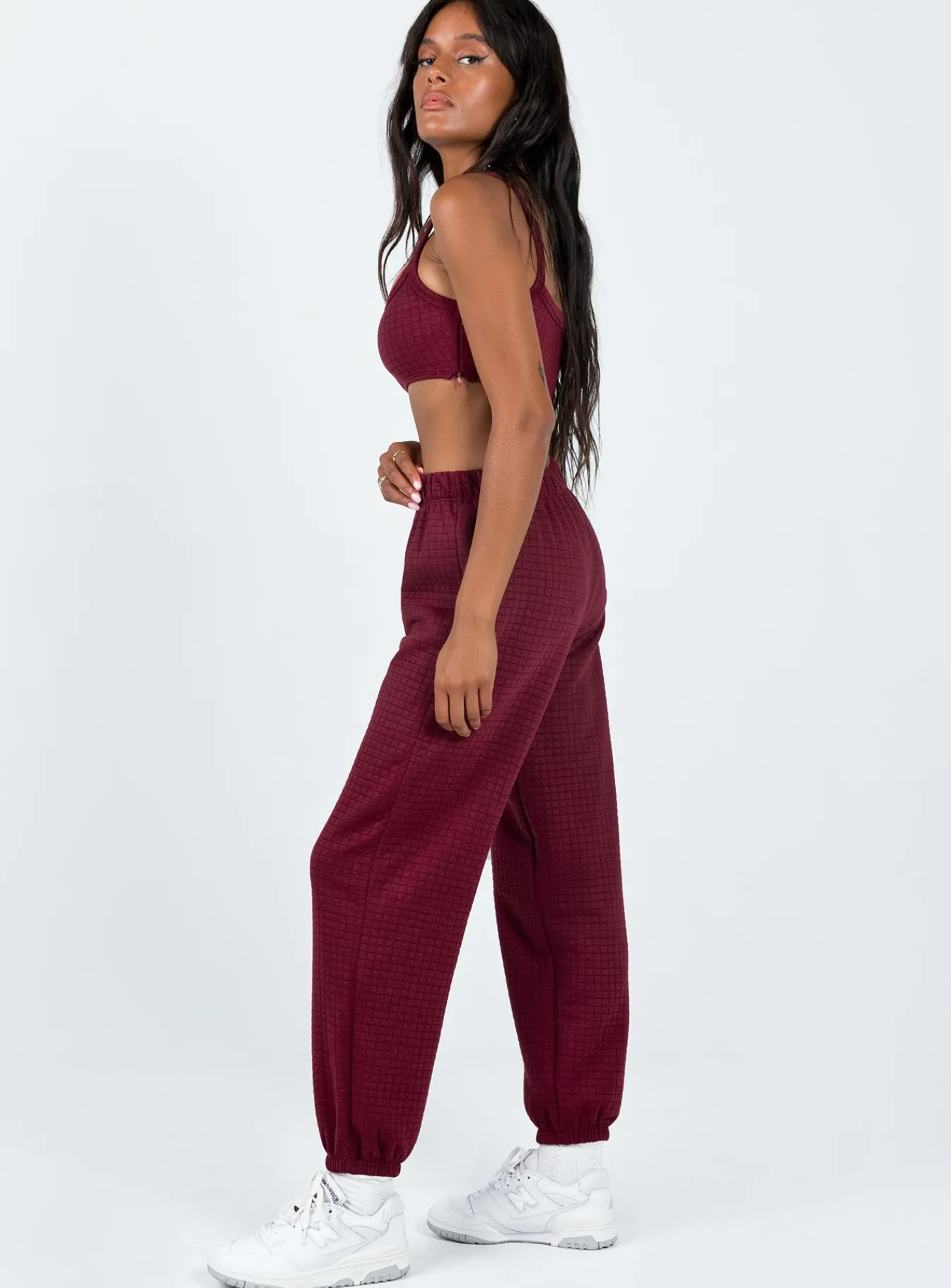 Princess Polly Arabella Set Burgundy Discount