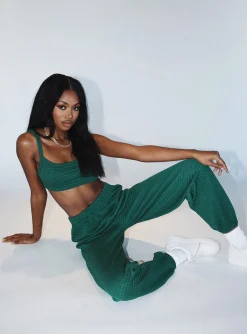 Princess Polly Arabella Set Forest  Green Cheap