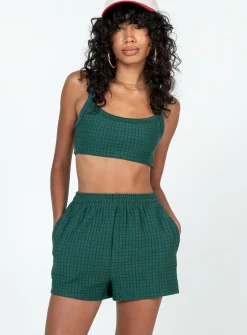 Princess Polly Arabella Short Set  Green Best Sale