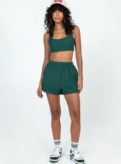 Princess Polly Arabella Short Set  Green Best Sale