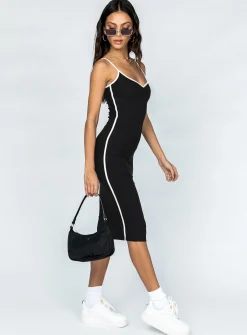 Princess Polly Arabellae Midi Dress  Black Online