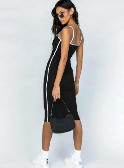 Princess Polly Arabellae Midi Dress  Black Online