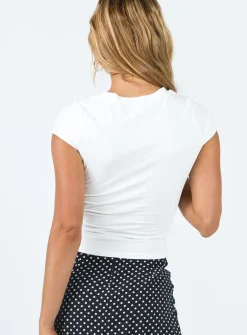 Princess Polly Arcadian Tee  White Best