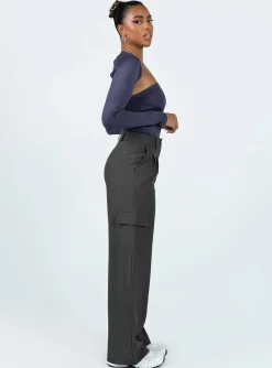 Princess Polly Archer Cargo Pants  Slate Best