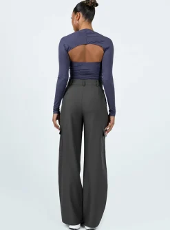Princess Polly Archer Cargo Pants  Slate Best