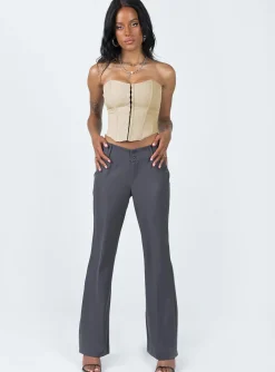Princess Polly Archer Corset Top  Bone Outlet