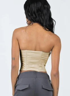 Princess Polly Archer Corset Top  Bone Outlet