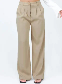Princess Polly Archer Pantseco Tall   Taupe Clearance